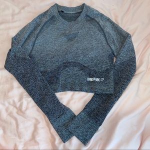 Gymshark || Ombre Seamless Crop Top